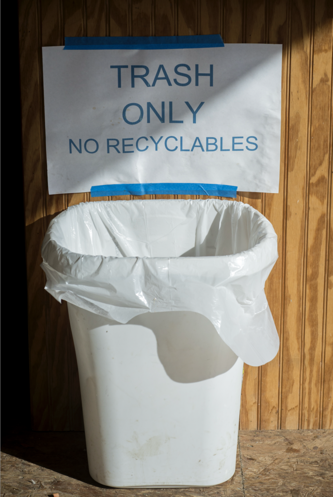 8. Post Educational and Reusable Signage<br>Laminated signs. We also announce it to all those at the party.